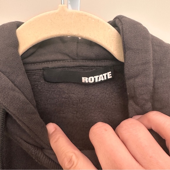 ROTATE SUNDAY
Women's Rotate Logo-print Organic Cotton Hoodie - Picture 7 of 8